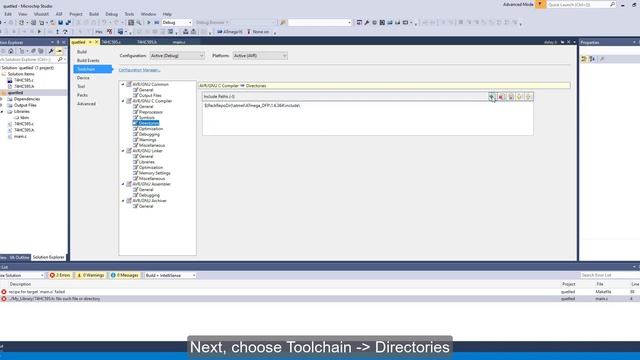Sửa lỗi "No such file or directory" trong Atmel Studio 7" смотреть онлайн
