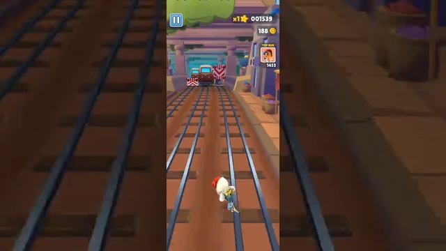 Subway Surfers в 4к.Мобильная игра в жанре платформер для iOS и Android. Мини Обзор! смотреть онлайн