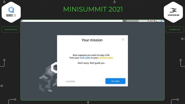 Qubes OS & 3mdeb minisummit 2021 - First Impressions Count смотреть онлайн