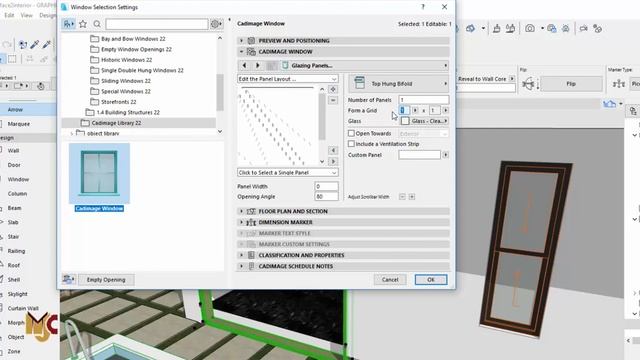 How to create Bifold(foldable) window/door with cadimage #graphisoft #archicad #foldable смотреть онлайн