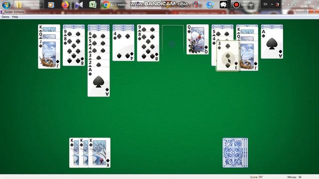 Spider Solitaire In Windows 7 Game 020 смотреть онлайн