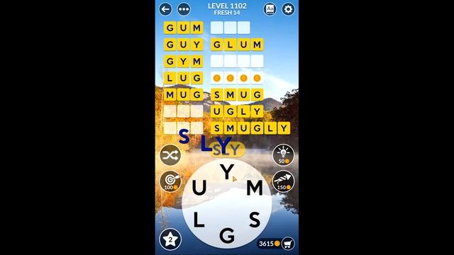 Wordscapes Uncrossed Level 1097 - 1107 | Answers смотреть онлайн