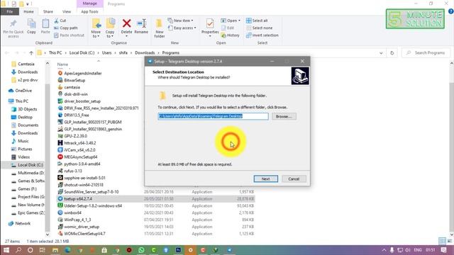 How To Install Telegram On Windows 10 2024 | 5 Minute Solution
