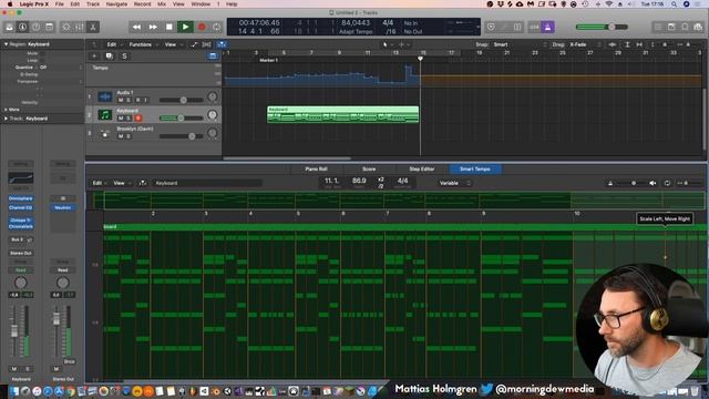 SMART TEMPO - Logic Pro X - DAW Tempo BPM Follow YOUR TEMPO