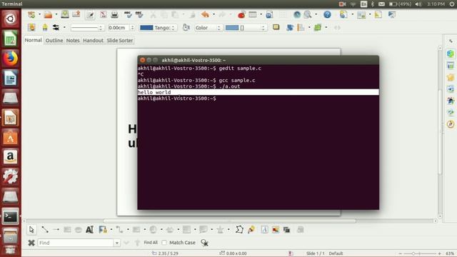 how to write and run c programs in ubuntu platform смотреть онлайн