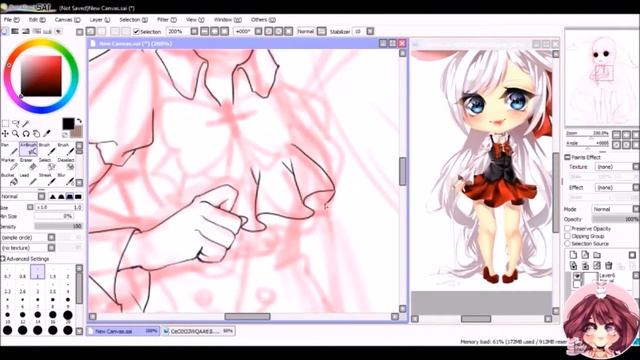 [Speedpaint] Redraw Nesfate (Paint Tool SAI) смотреть онлайн