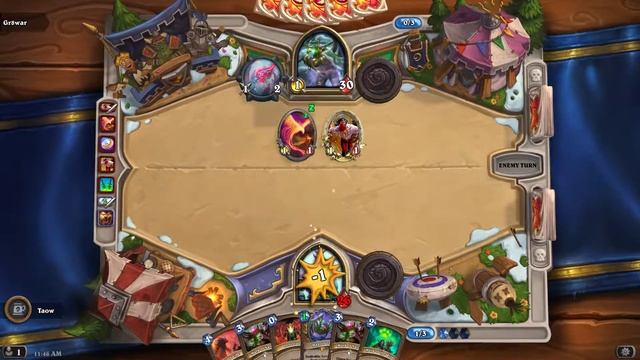 HearthStone Tavern Brawl: Miniature Warfare смотреть онлайн