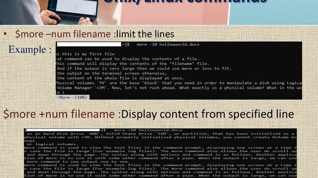 Unix/Linux commands for manipulating files смотреть онлайн