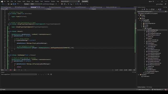 Enemy Animations and Attacks in UE5 | Survival FPS Series | C++ смотреть онлайн