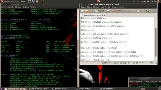 Backtrack 5 R3 Java Applet Attack смотреть онлайн