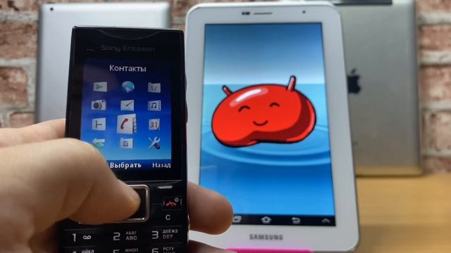 Sony Ericsson j10i2 vs Samsung Tab2 incoming call смотреть онлайн