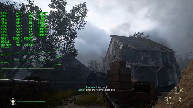 Call of Duty WWII Campaign intel HD 530 смотреть онлайн