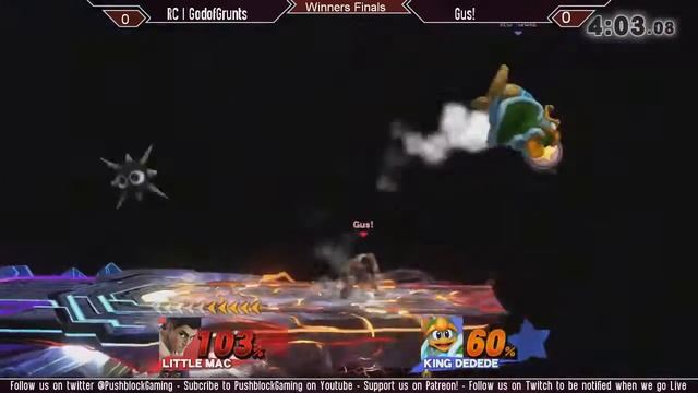 Westside Wednesday 5 (Wii U) - RC | GodofGrunts (King Dedede) vs Gus! (Mac, Zelda) - Winners Final смотреть онлайн