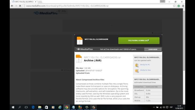 Arreglar error mfc110u.dll y mfc100u.dll смотреть онлайн
