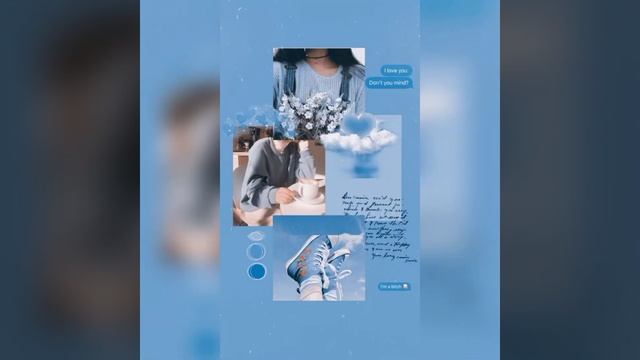 wallpaper aesthetic blue💙 || cute simple wallpaper for iphone || girly wallpaper смотреть онлайн