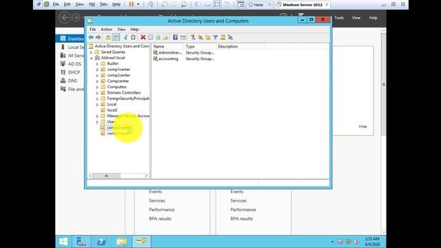 ضبط إعدادات السيرفر وعمل Active Directory وإضافة مستخدمين على الدومين смотреть онлайн