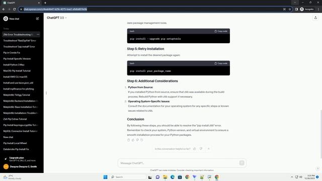 pip install zlib error смотреть онлайн