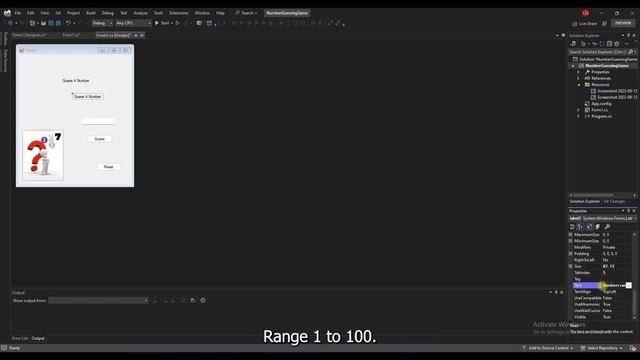 C# How to write a number guessing Game in C# Windows Form/ 2023 смотреть онлайн