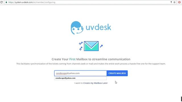 UVdesk Sign Up смотреть онлайн