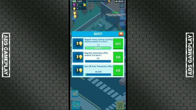 IDLE BANK TYCOON GAMEPLAY #2 смотреть онлайн