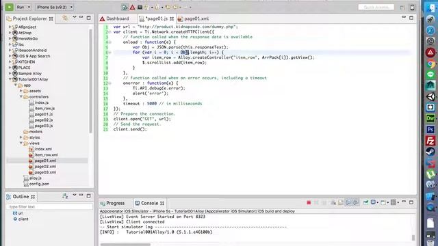 Appcelerator Alloy Mac สอนทำแอป crossplatform iOS Android FULL EP 08 смотреть онлайн