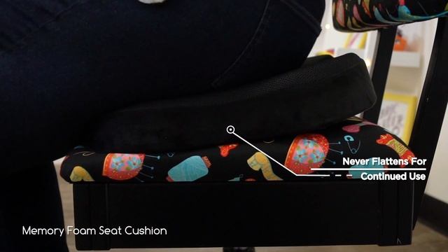 Janome Sew Comfortable Memory Foam Seat Cushion смотреть онлайн