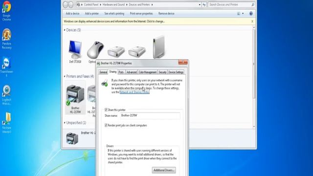 share printer across network смотреть онлайн