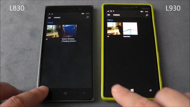 Lumia 830 vs Lumia 930 Windows 10 mobile build 10536 смотреть онлайн
