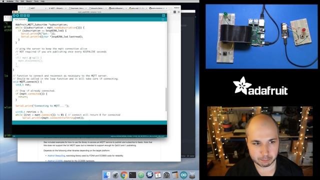 Raspberry Pi Talking to WiFi 'Things' pt. 4 with Tony D! смотреть онлайн