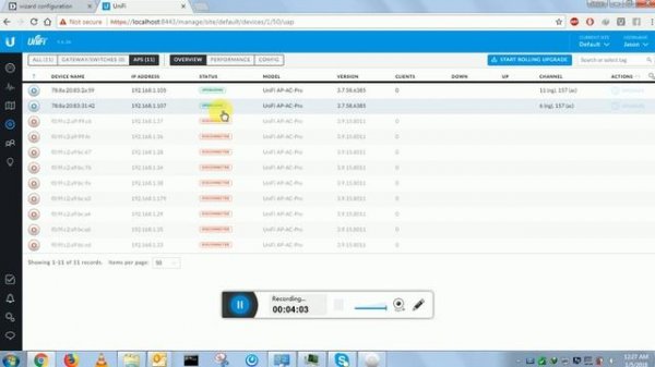Ubiquiti Unifi AP AC PRO wireless access point,Failed Adoption,AP Upgrade to latest firmware