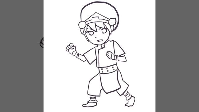 Doodle Time: Drawing Toph from Avatar the Last Airbender | Speedpaint смотреть онлайн