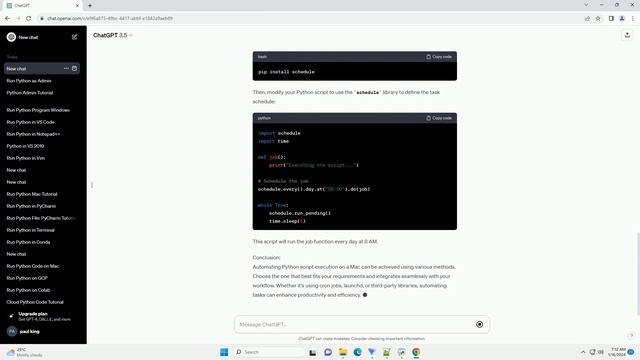 run python script automatically mac смотреть онлайн