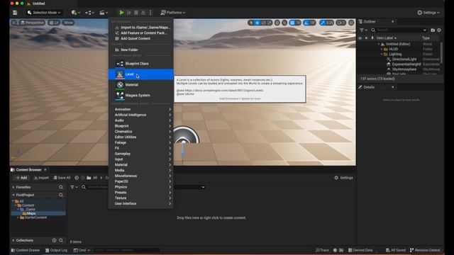 4 - אנריל אנג׳ין אפל מק חלון סייר הקבצים Unreal Engine 5.2 macos m1 m2 Content Browser Panel смотреть онлайн