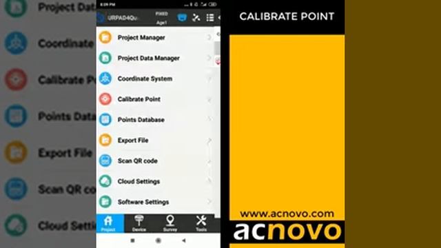 Point survey record GNSS RTK data easy and in Android smartphone with surpad 4 software смотреть онлайн