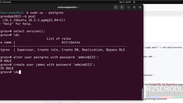 118. How to install and Configure PostgreSQL 16.2 on Ubuntu 22.04 LTS | Postgresql 16.2 on Ubuntu 2 смотреть онлайн