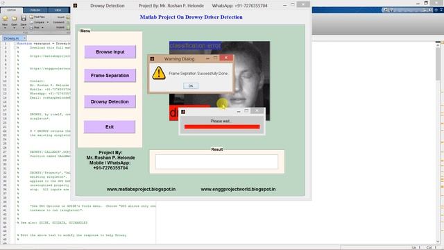 Drowsy Driver Detection using matlab смотреть онлайн