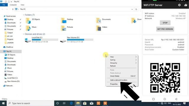 wireless data transfer from pc to android | how to use wifi ftp server | смотреть онлайн