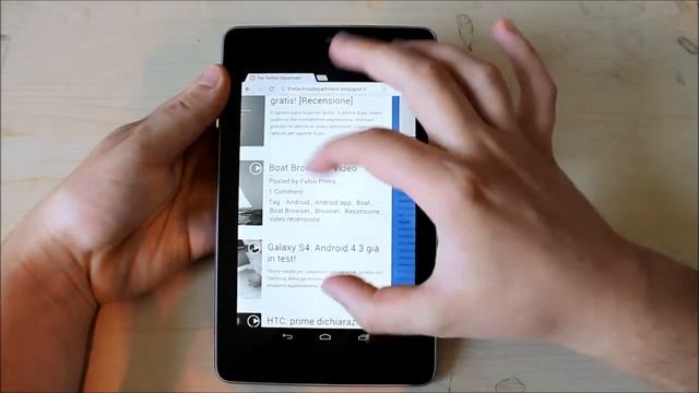 Android 4.3: videoprova italiana su Google Nexus 7 by The Techno Department смотреть онлайн