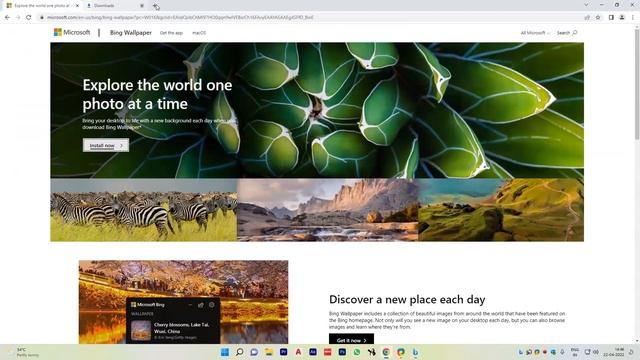 Bing Wallpaper смотреть онлайн