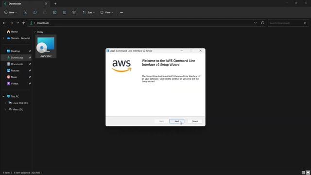 How to install AWS CLI on WIndows | #aws смотреть онлайн