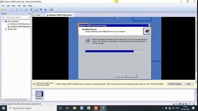 How to Install Windows 2000 Professional in VMware Workstation वीएमवेयर वर्कस्टेशन में Windows2000 смотреть онлайн
