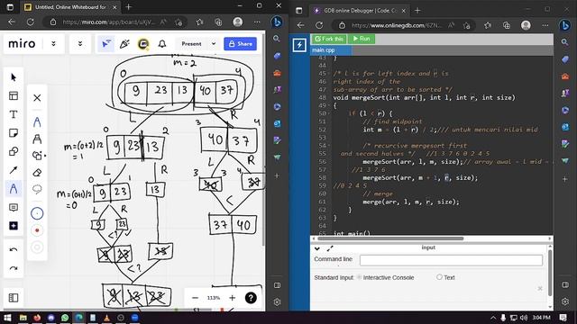 Tutor Praktikum Alpro Minggu 10 - Merge Sort смотреть онлайн
