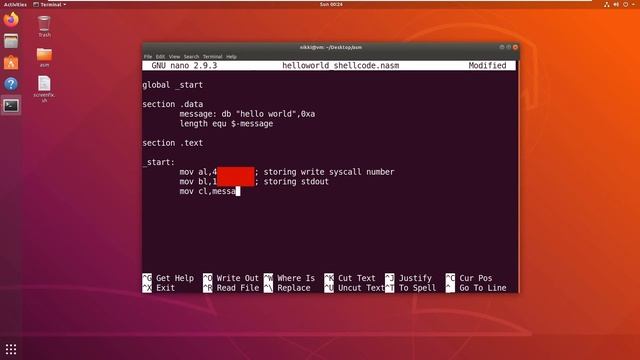 x86 Assembly and Shellcoding - 29 Hello World Shellcode смотреть онлайн