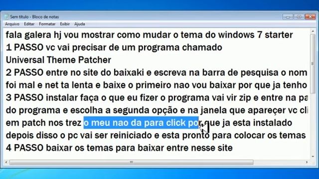 Como mudar o tema do windows 7 starter смотреть онлайн