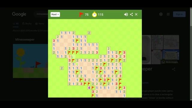 Google Minesweeper 1-8 Sounds смотреть онлайн