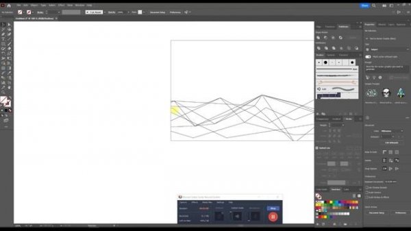 How to make Neural networks and artificial intelligence Adobe illustrator tutorial #artificial
