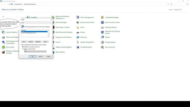 How to create Outlook Profile смотреть онлайн