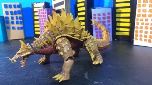 Godzilla singular point vs Anguirus vs manda vs rodan an epic battle stop motion by EG M