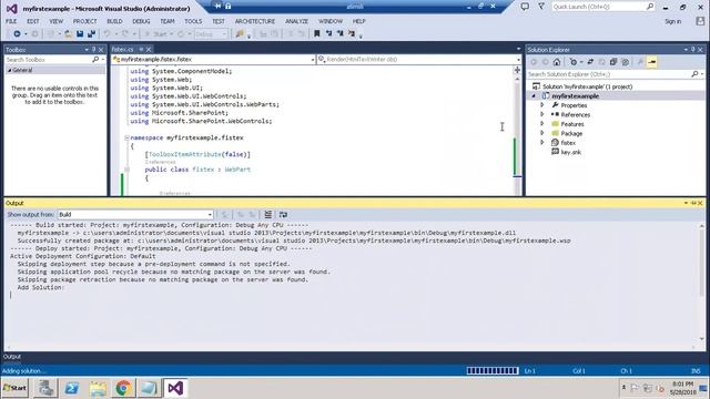 Develop webpart using visual studio 2013 смотреть онлайн