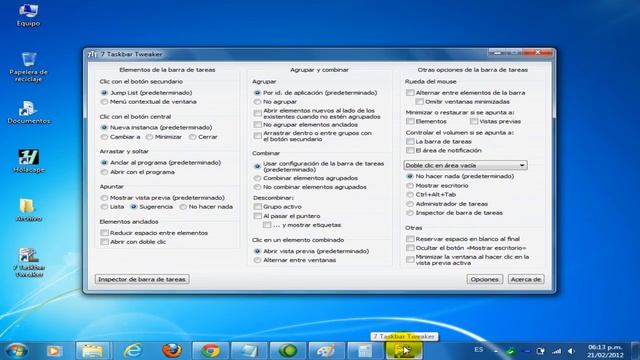 Desactivar vistas en miniatura barra de tareas Windows Siete смотреть онлайн